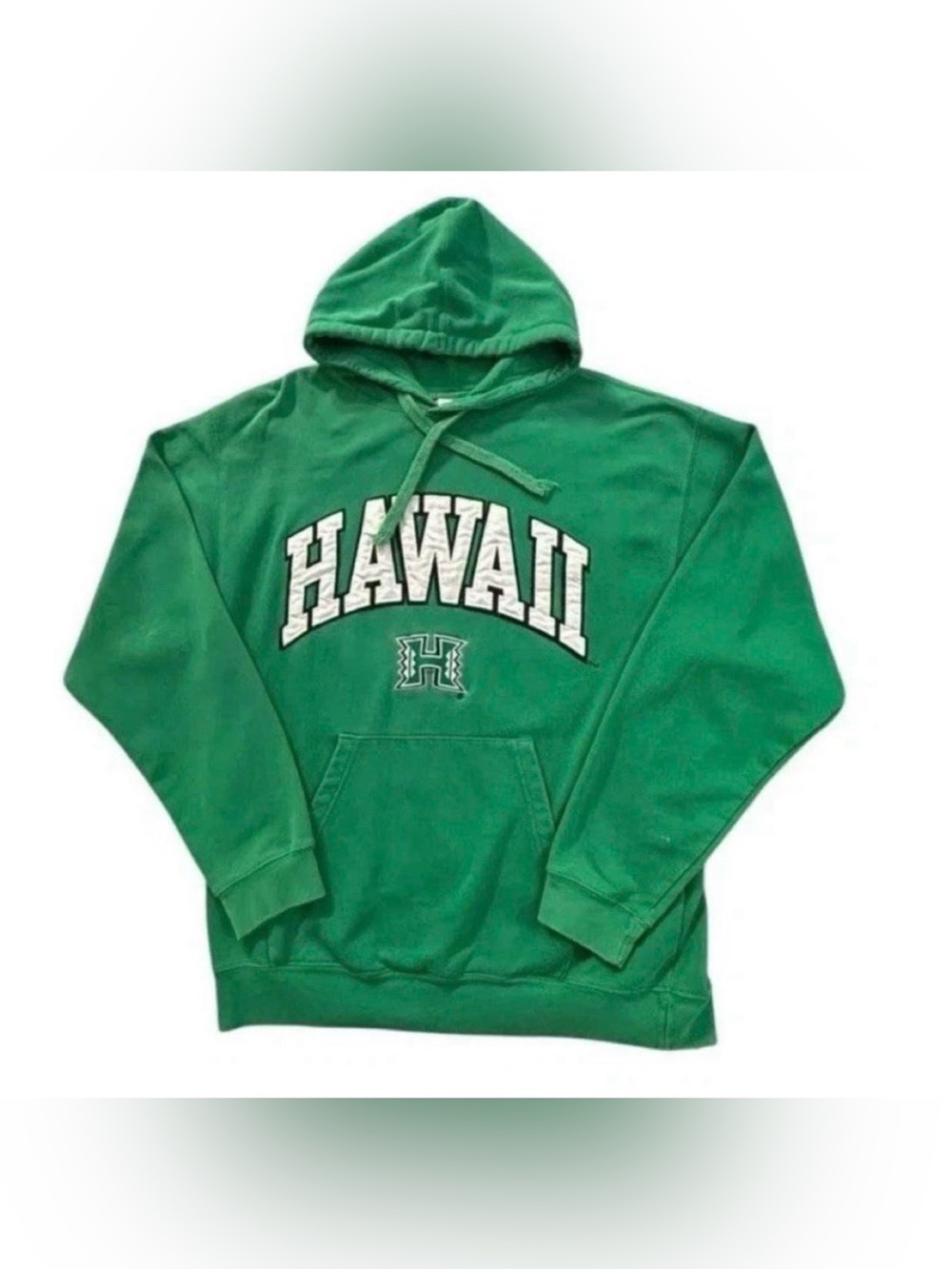 Vintage University of Hawaii Green Pullover Hoodie